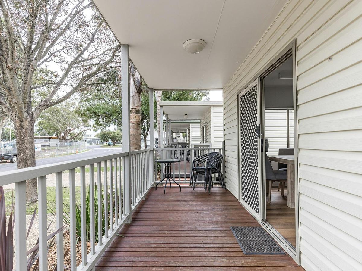 Sheerwater Cabin Balcony