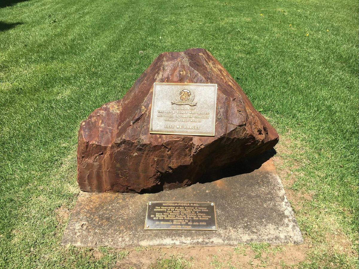 WWII Honour Plaque
