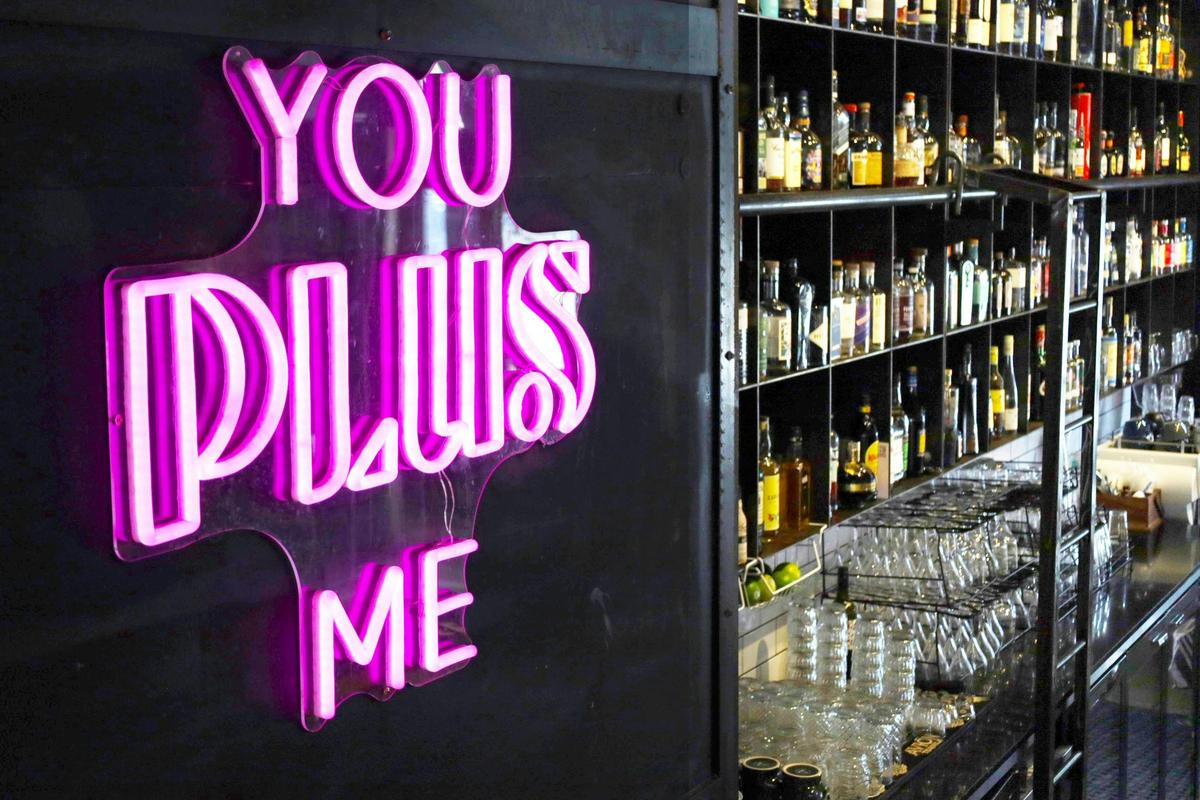 Plus 5 Neon "You PLUS Me"