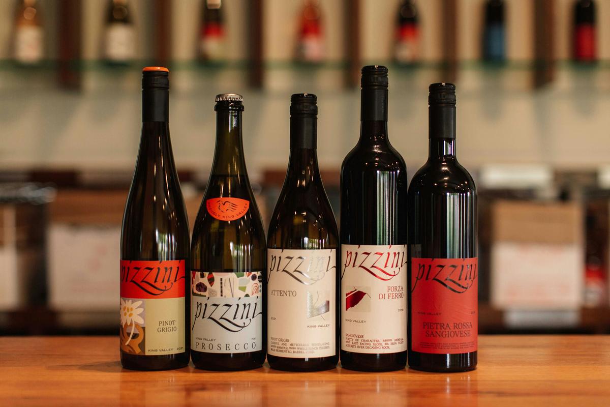 wine range at cellar door