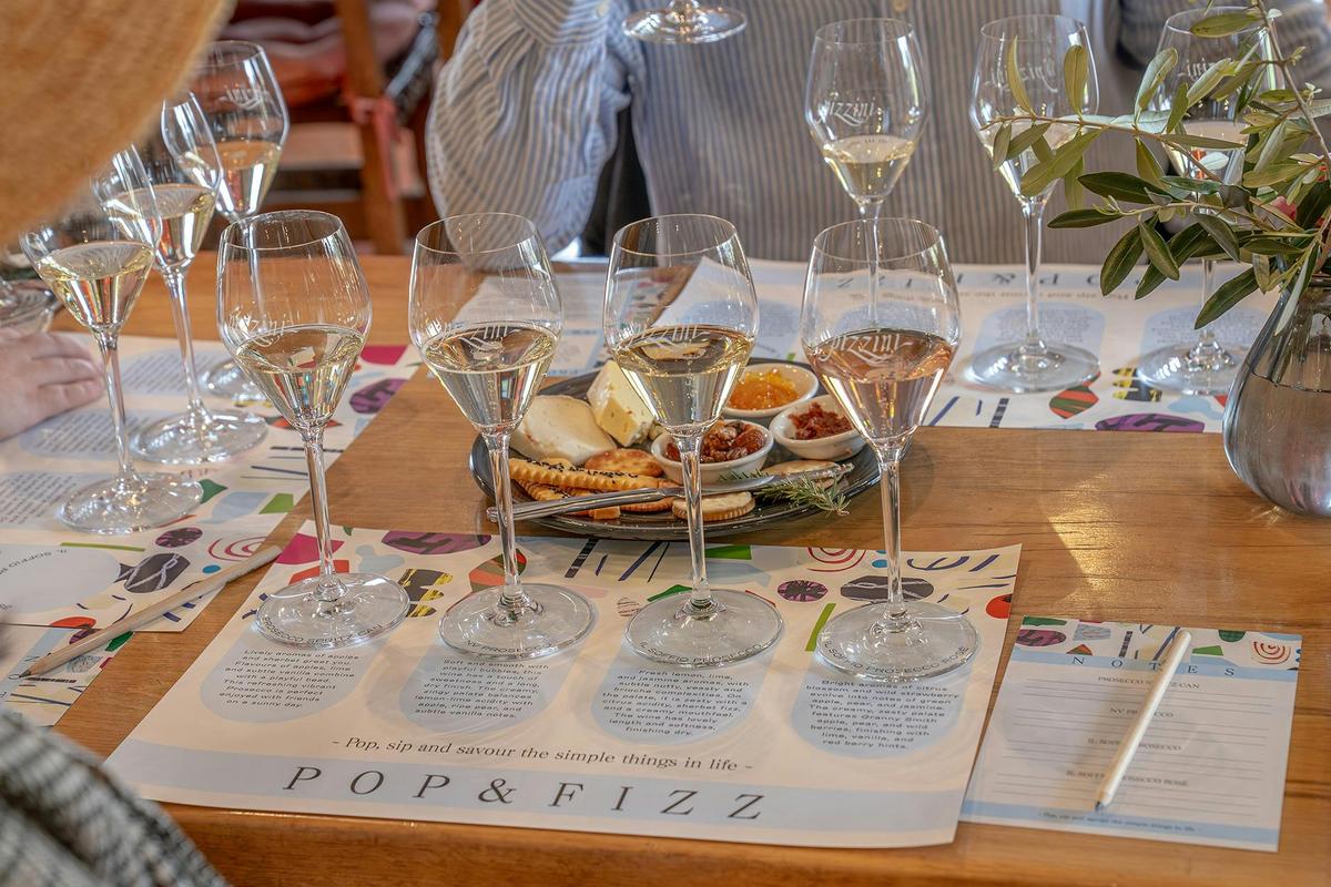 Pizzini Sparling Italians high tea experience