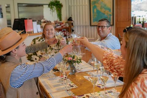 Here's cheers - Pizzini Sparling Italians high tea experience