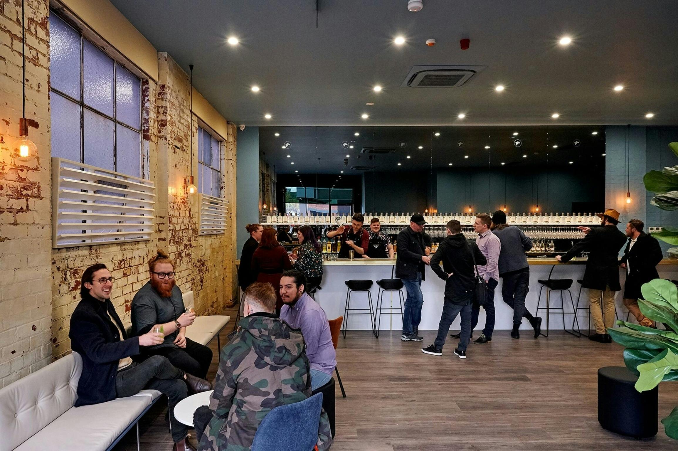 The Patient Wolf cocktail bar.