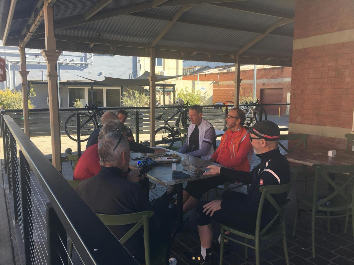 Local cyclists