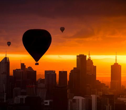 Melbourne hot air ballooning