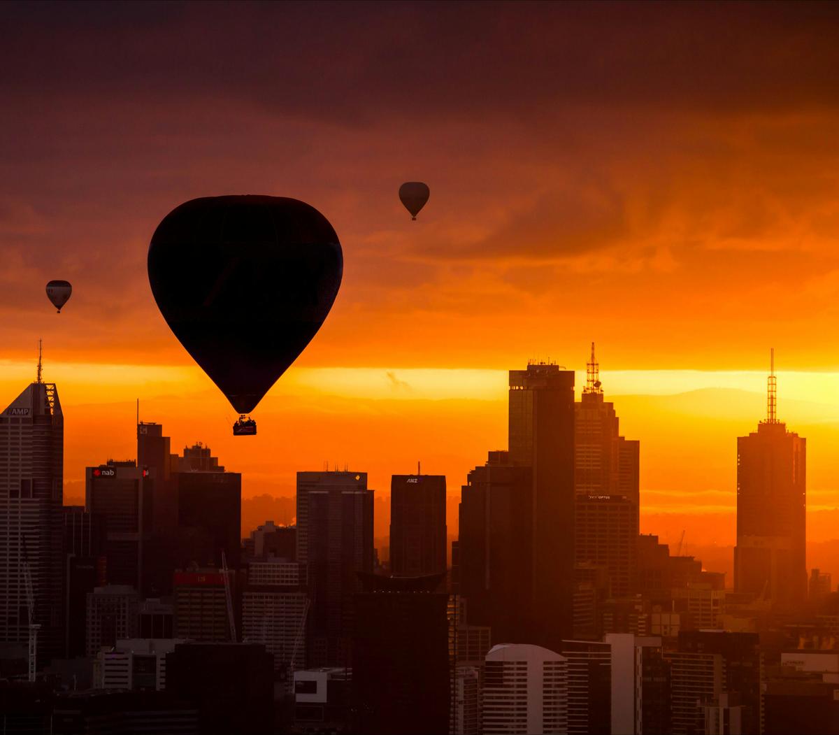Melbourne hot air ballooning