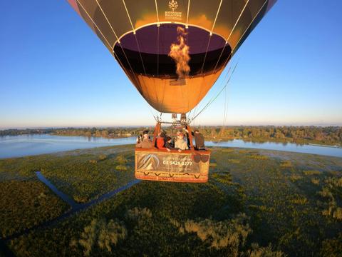 Flying over Ballarat