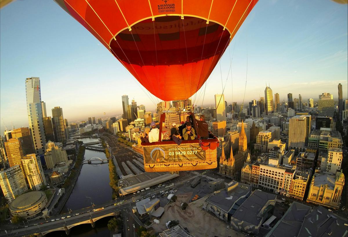 Melbourne hot air ballooning