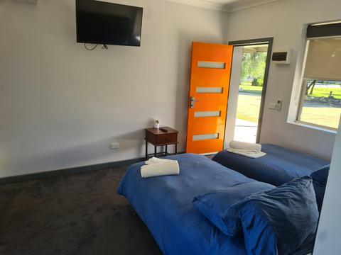 Entrance to two bedroom motel