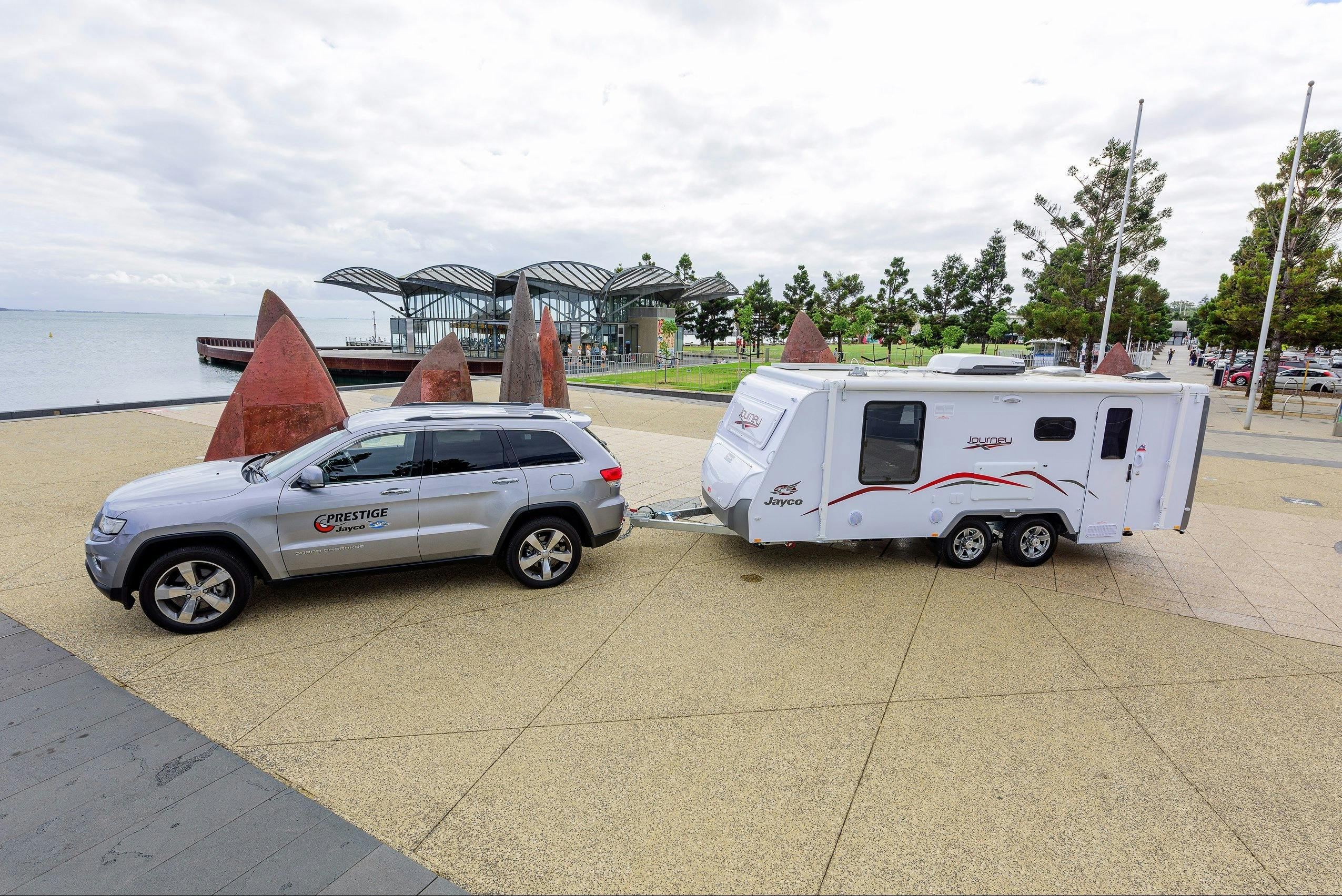 Prestuge Jayco Van on Geelong's Waterfront