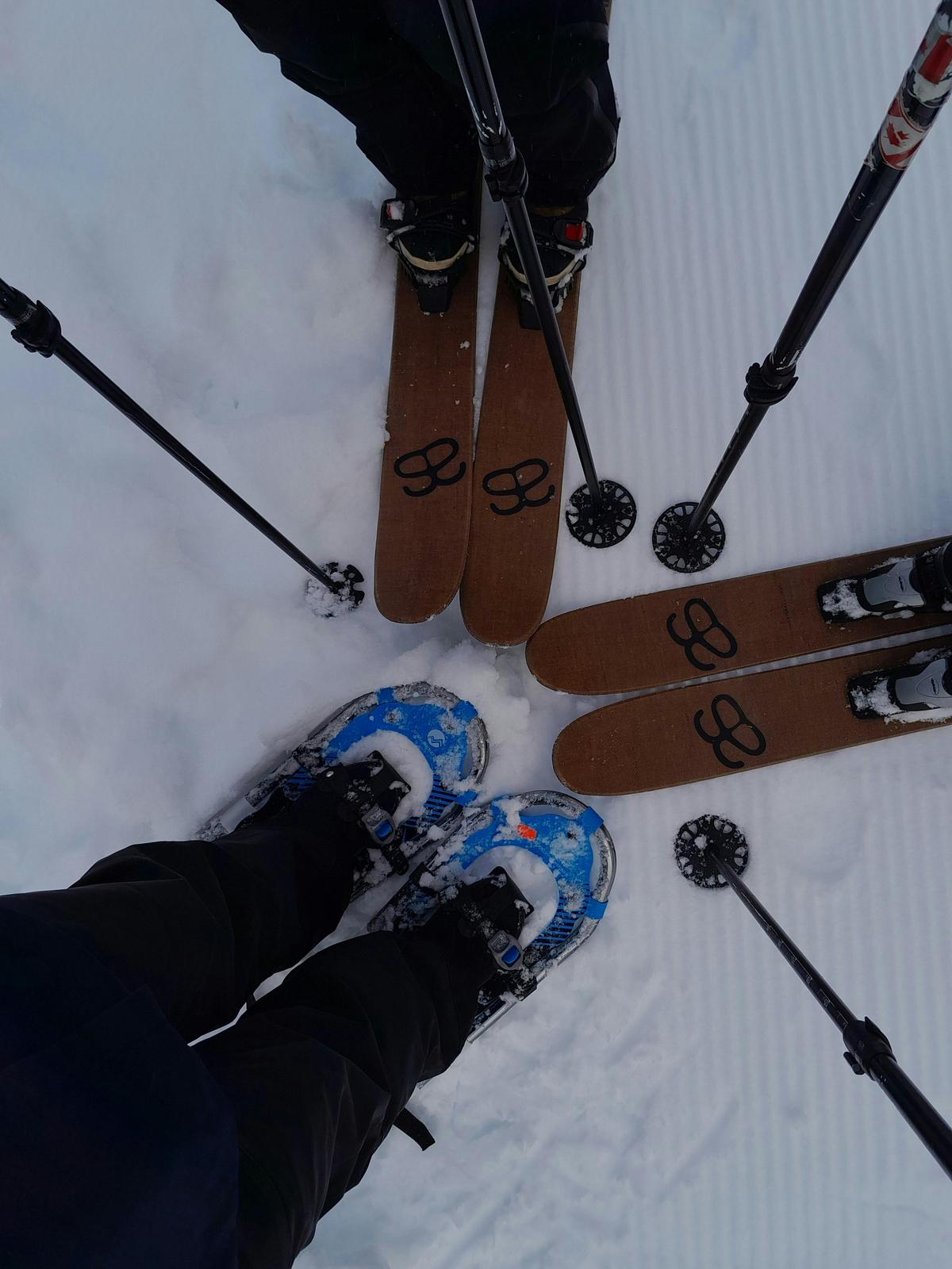 Snow shoeing or ski shoeing is an option to explore untouched areas