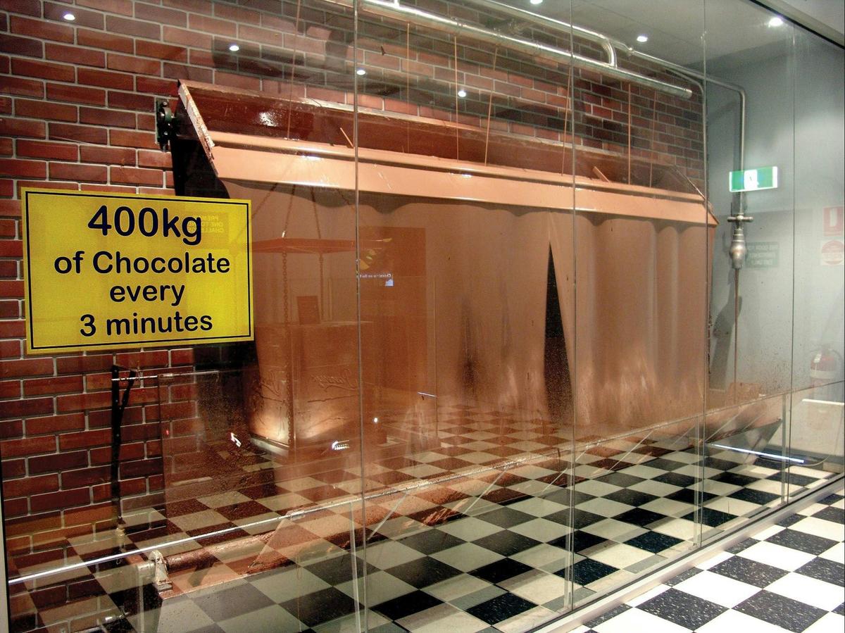 Chocolate waterfall