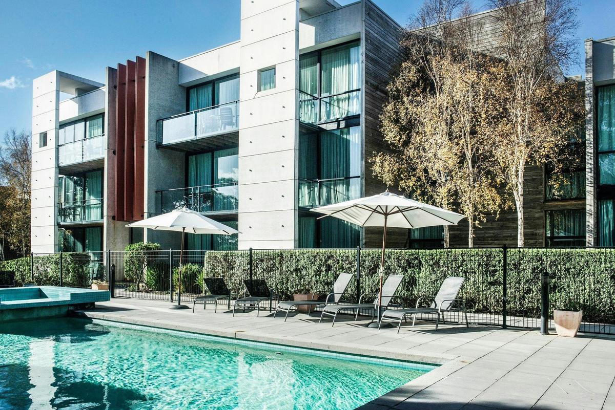 Relax by the outdoor pool and heated spa.