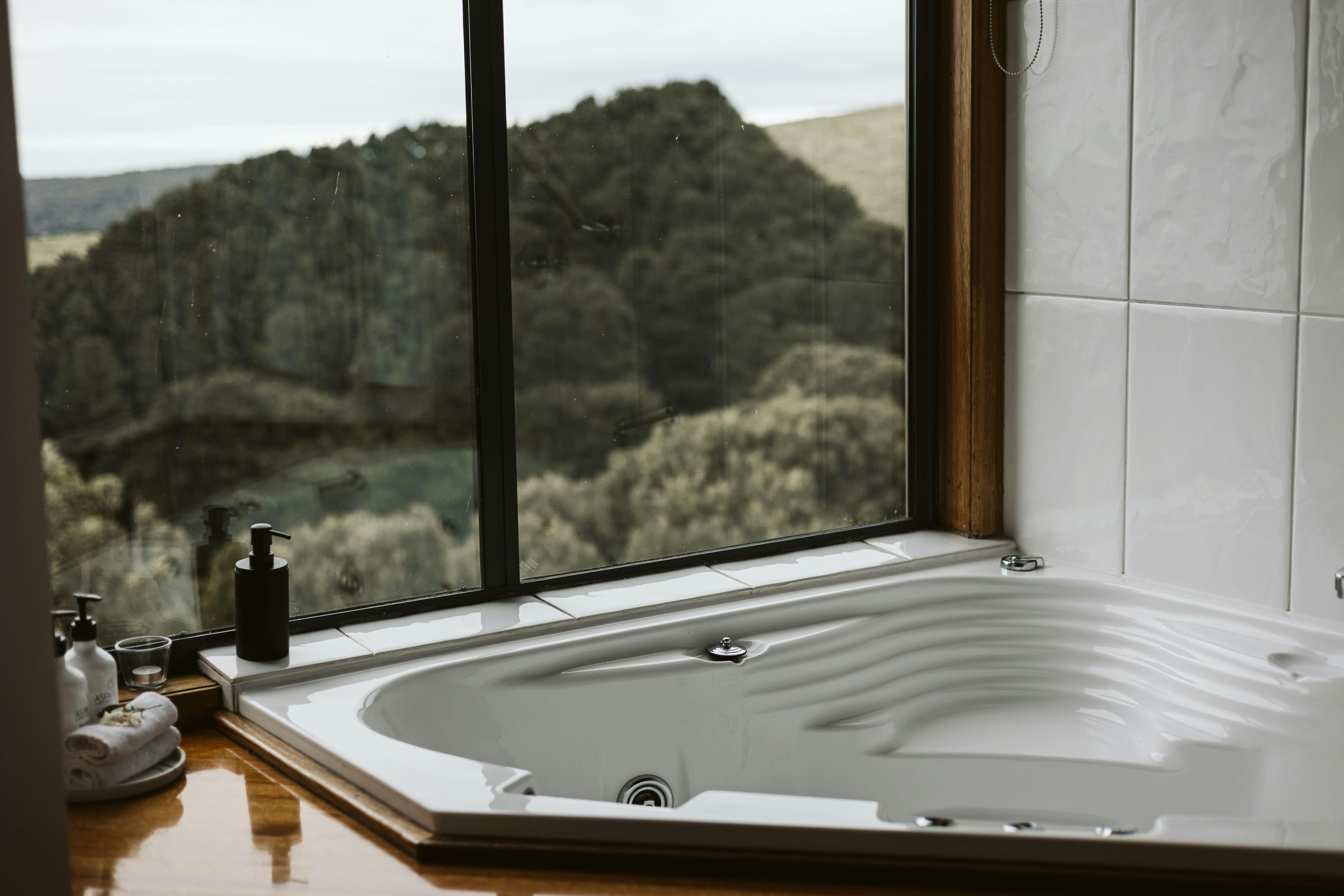 Step down spa's in villa 4 & 5