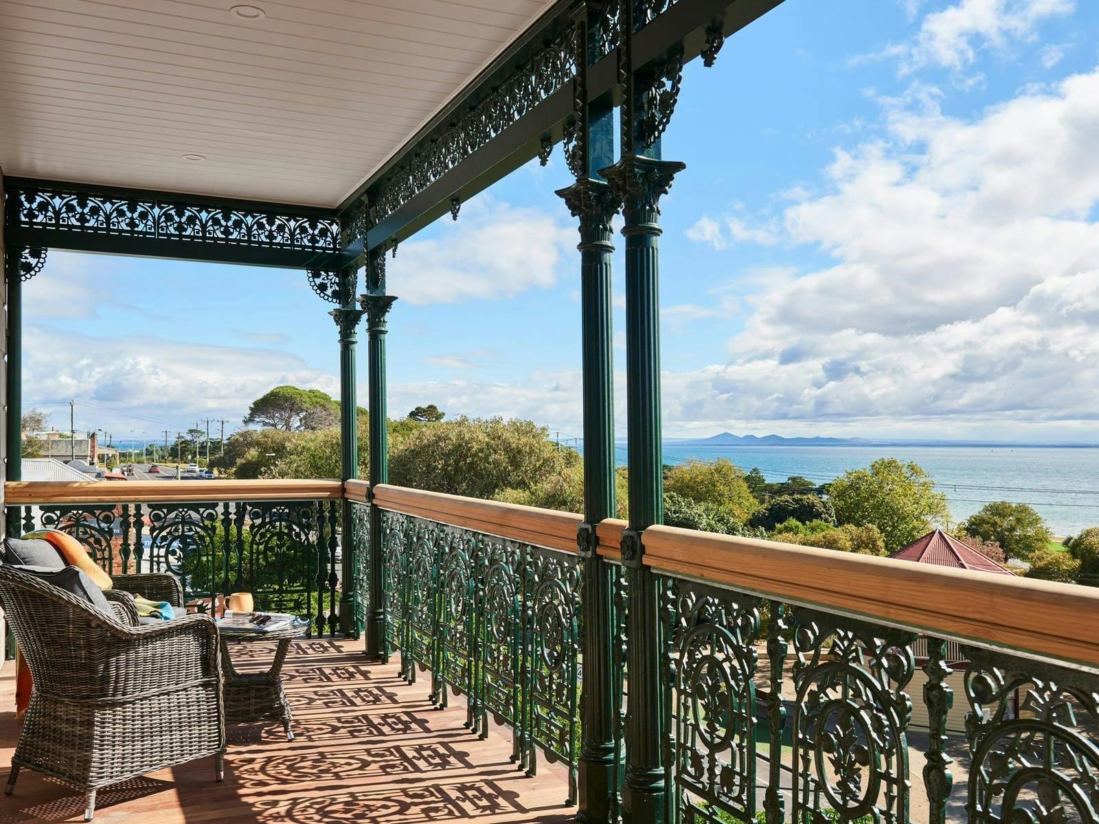 View of ocean from room Balcony