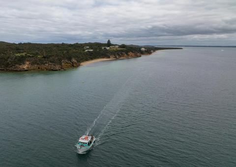 Polperro cruising in the waters of southern Port Phillip Bay