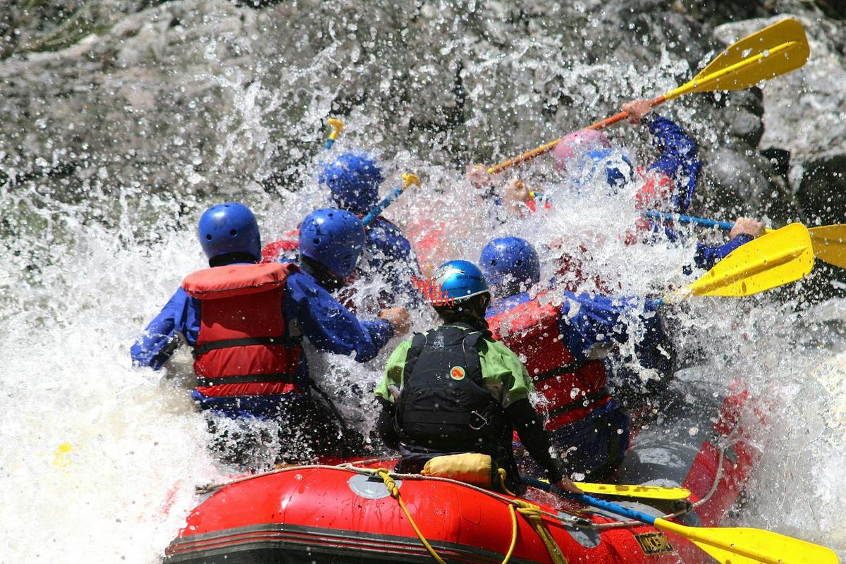 Whitewater rafting