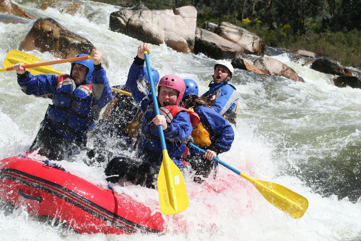 Fun rapids on the Mitta gorge