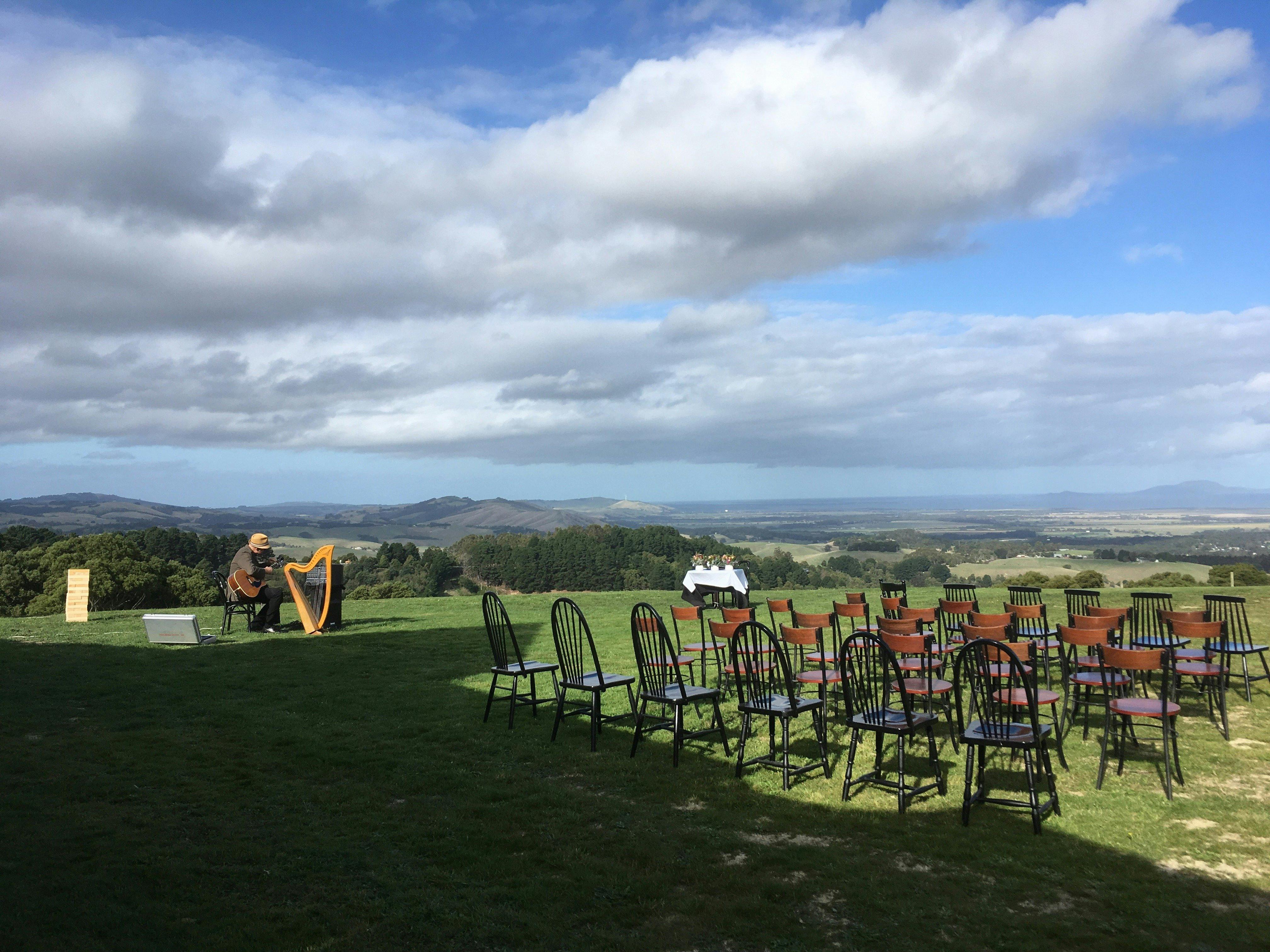 Wedding event set up