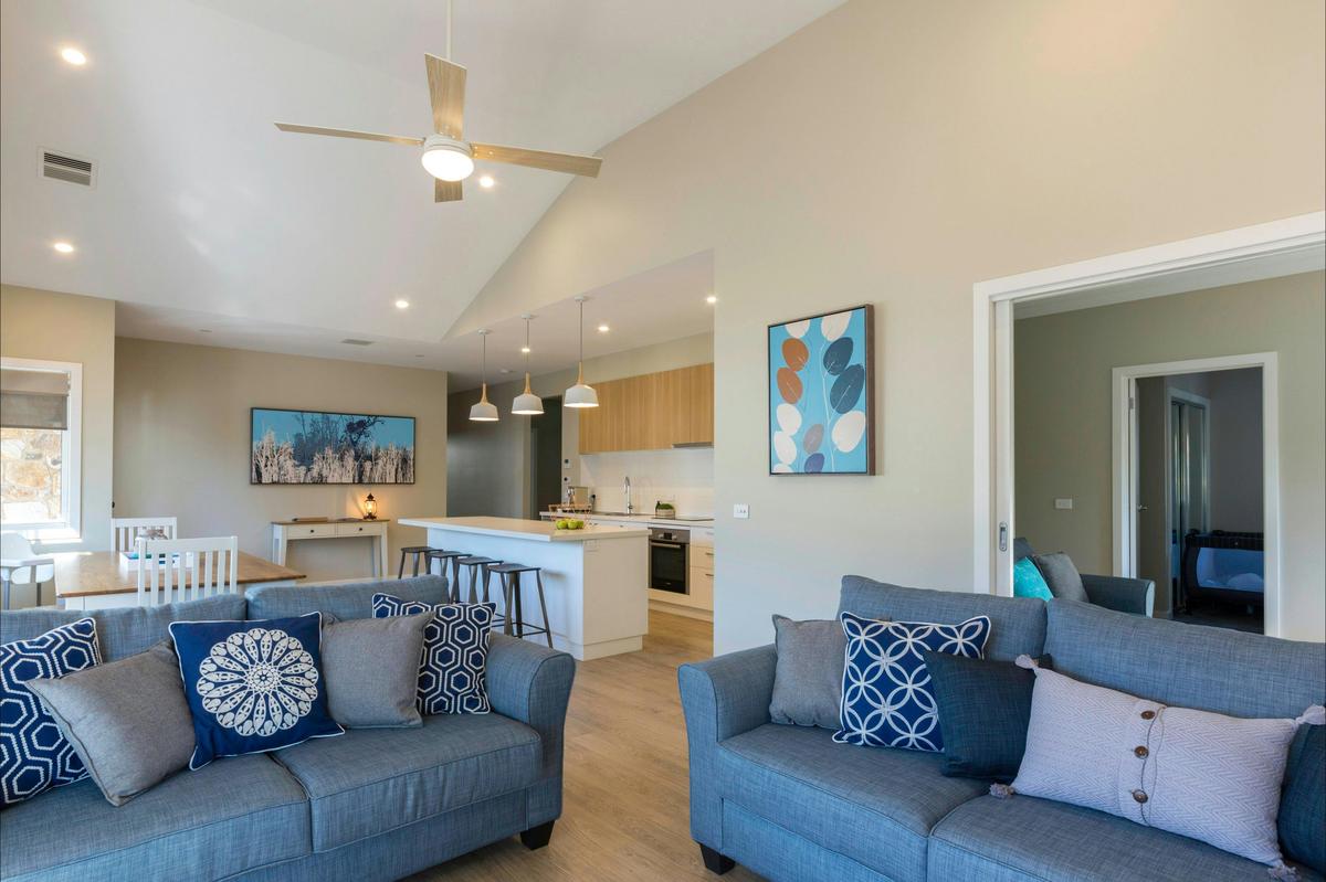 Winter Home open living space