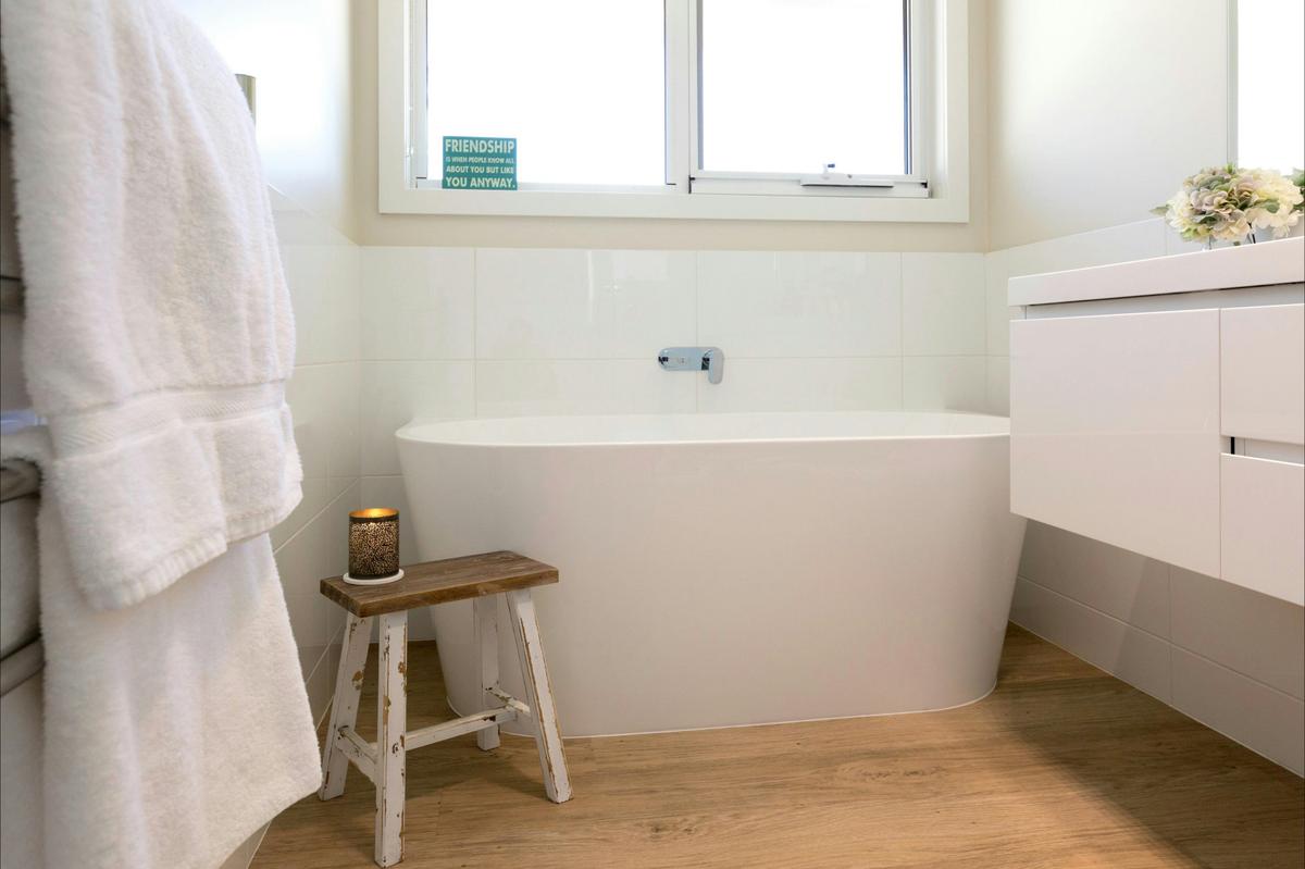 Spring Homes deepset bath perfect for a day of adventure