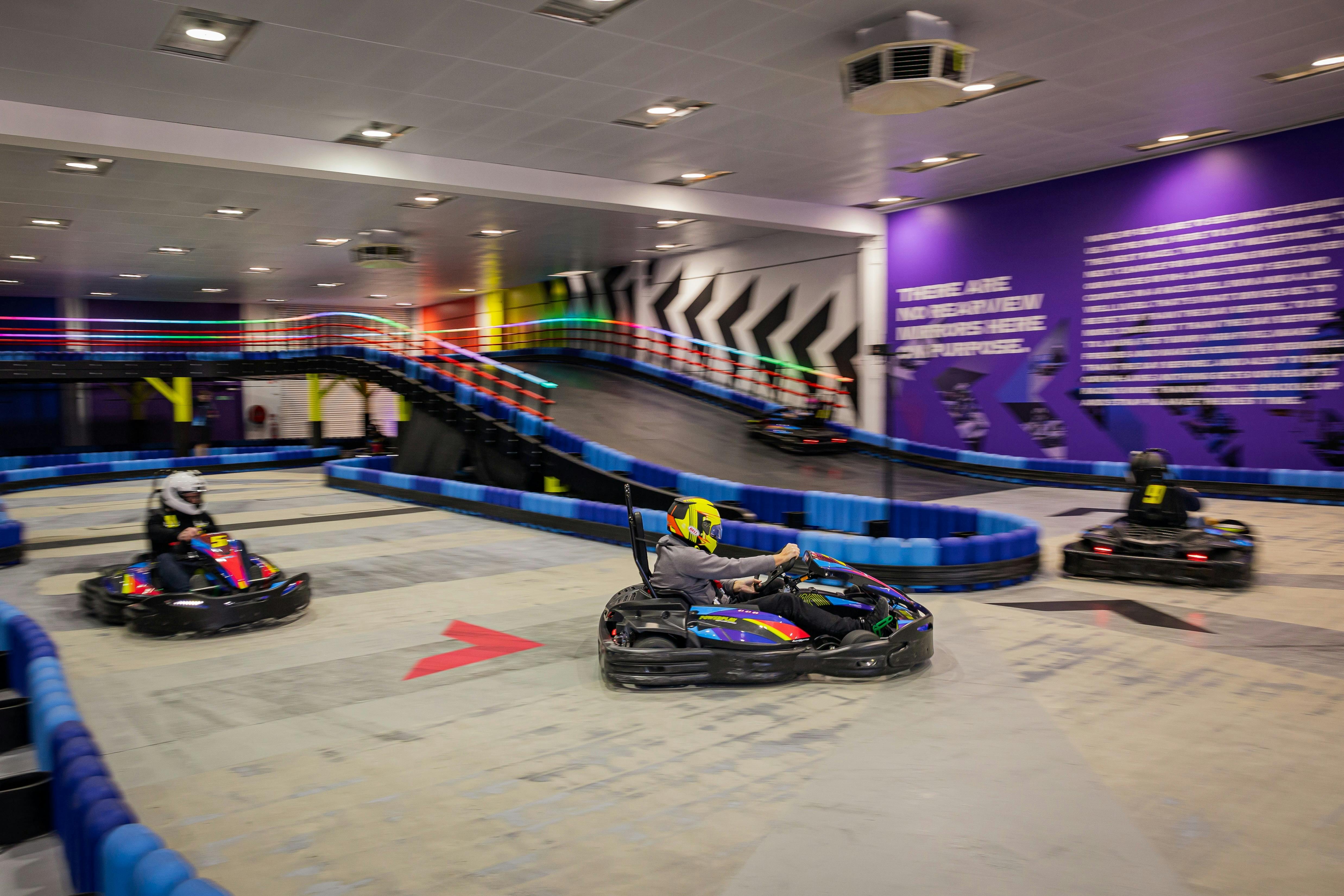 Melbourne's only two-level track