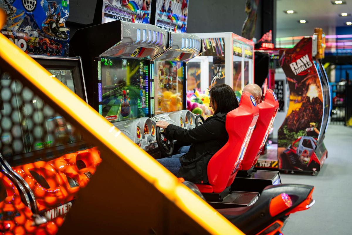 Keep the competition going in the arcade zone