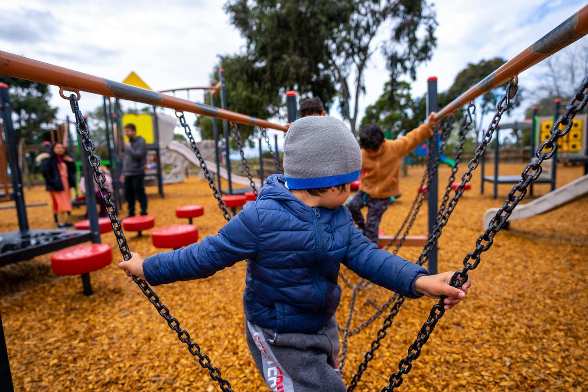Children playing at Presidents Park