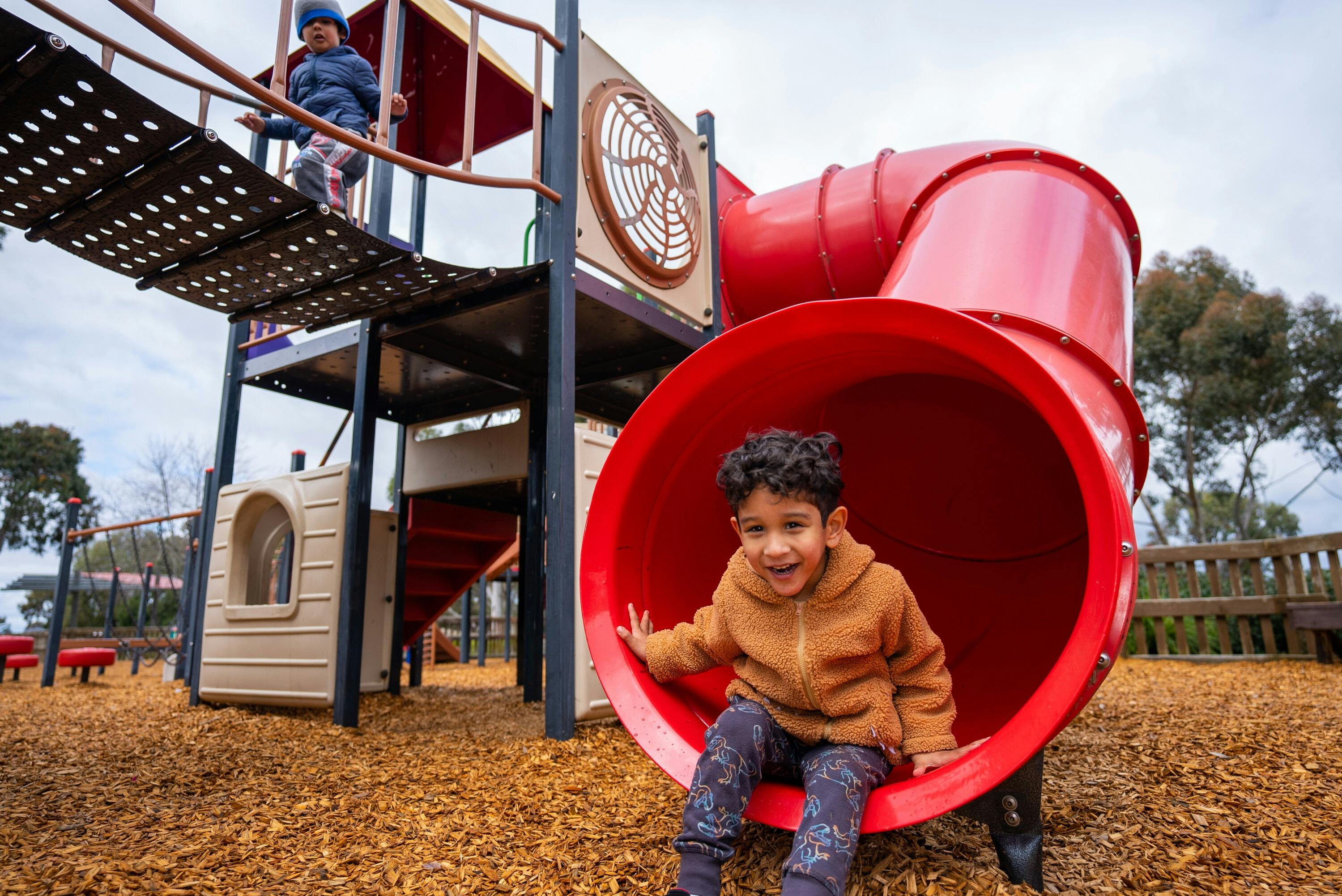 Child playing at Presidents Park