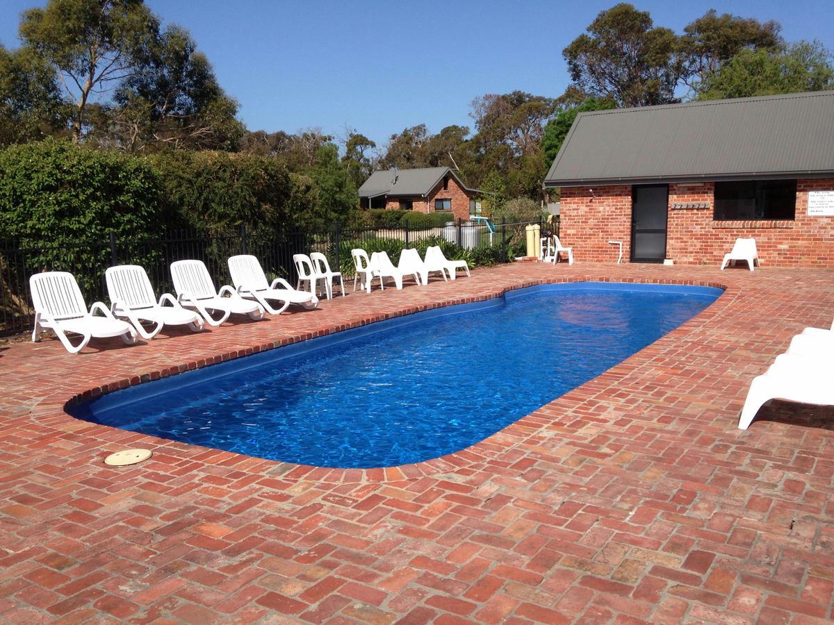 Solar heated pool