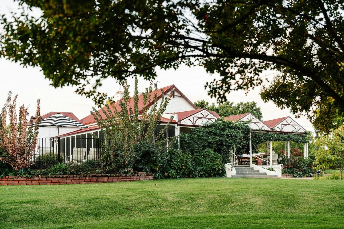 Surrounded by luxury gardens