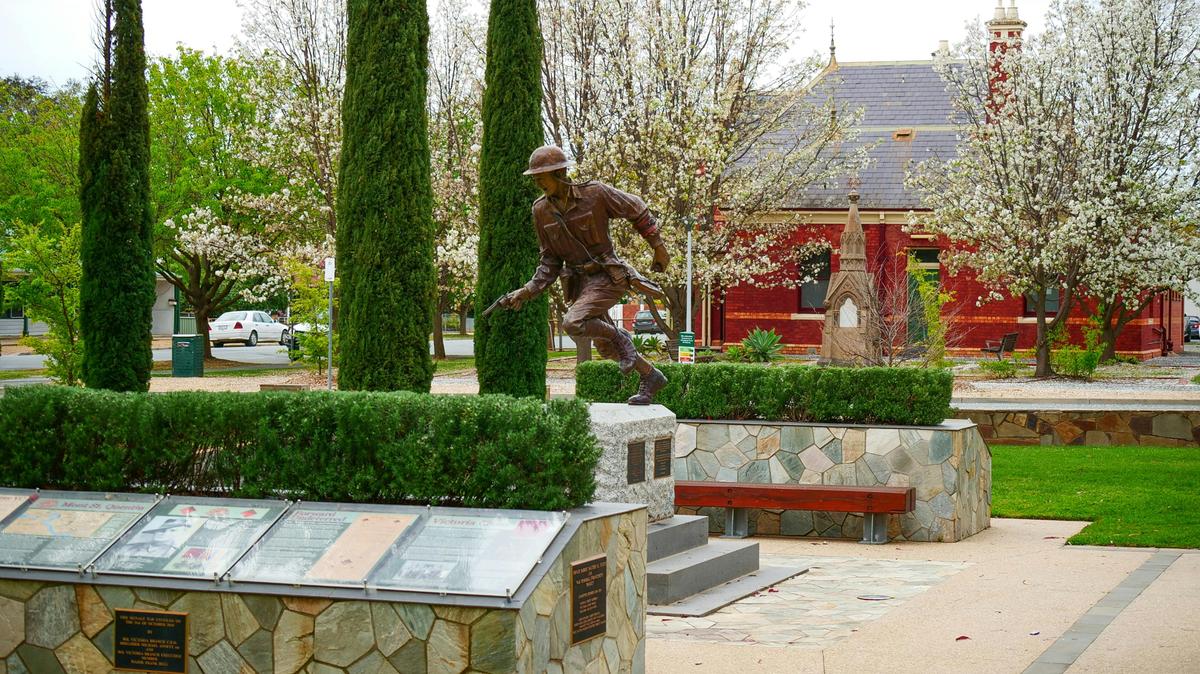 Mactier Gardens and Tatura Court House - Blossoms