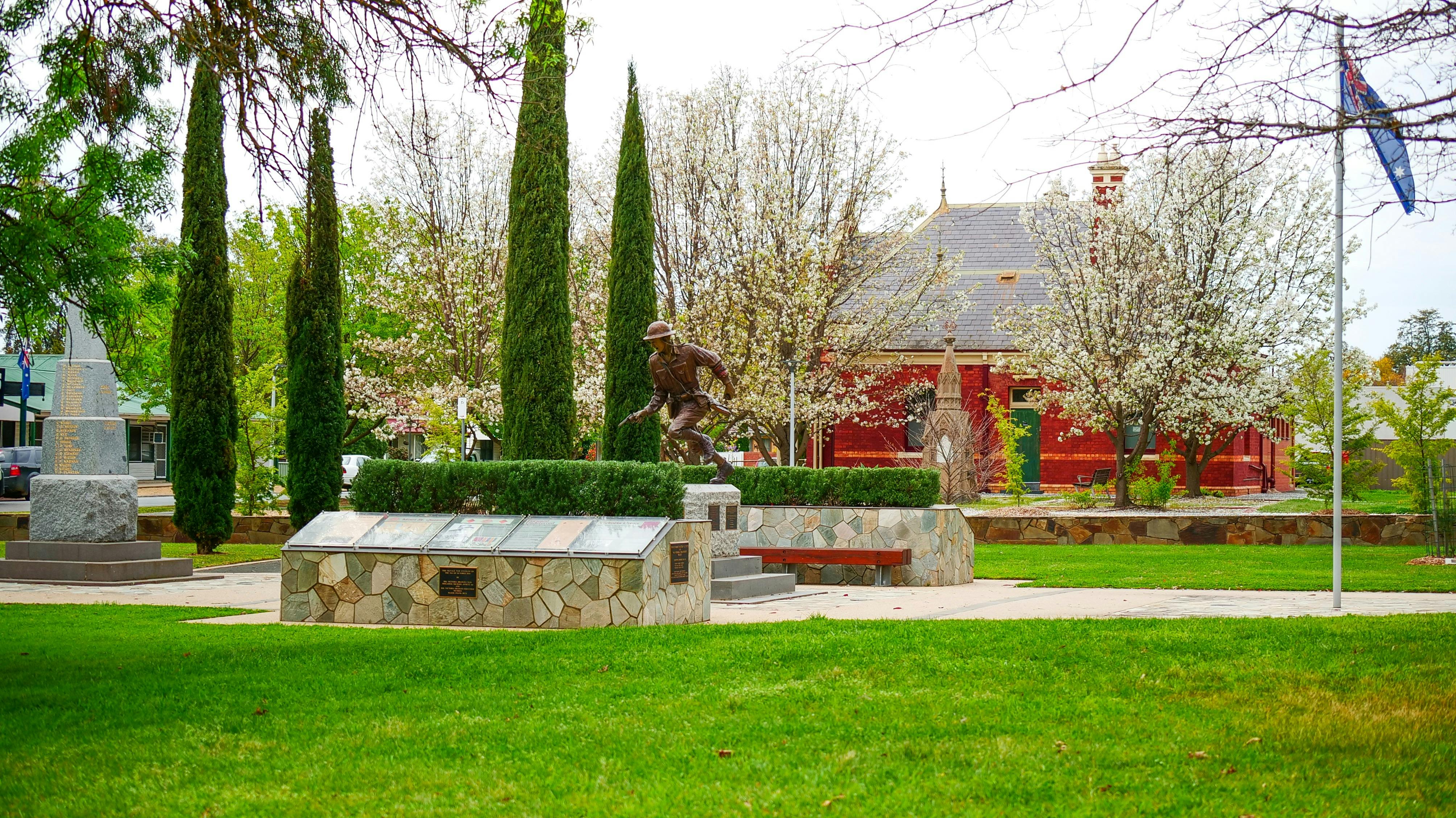 Mactier Gardens and Tatura Court House - Blossoms