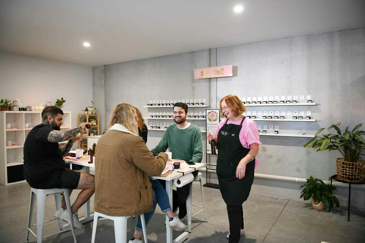 Scent Library Experience at Red Hill Candle Co