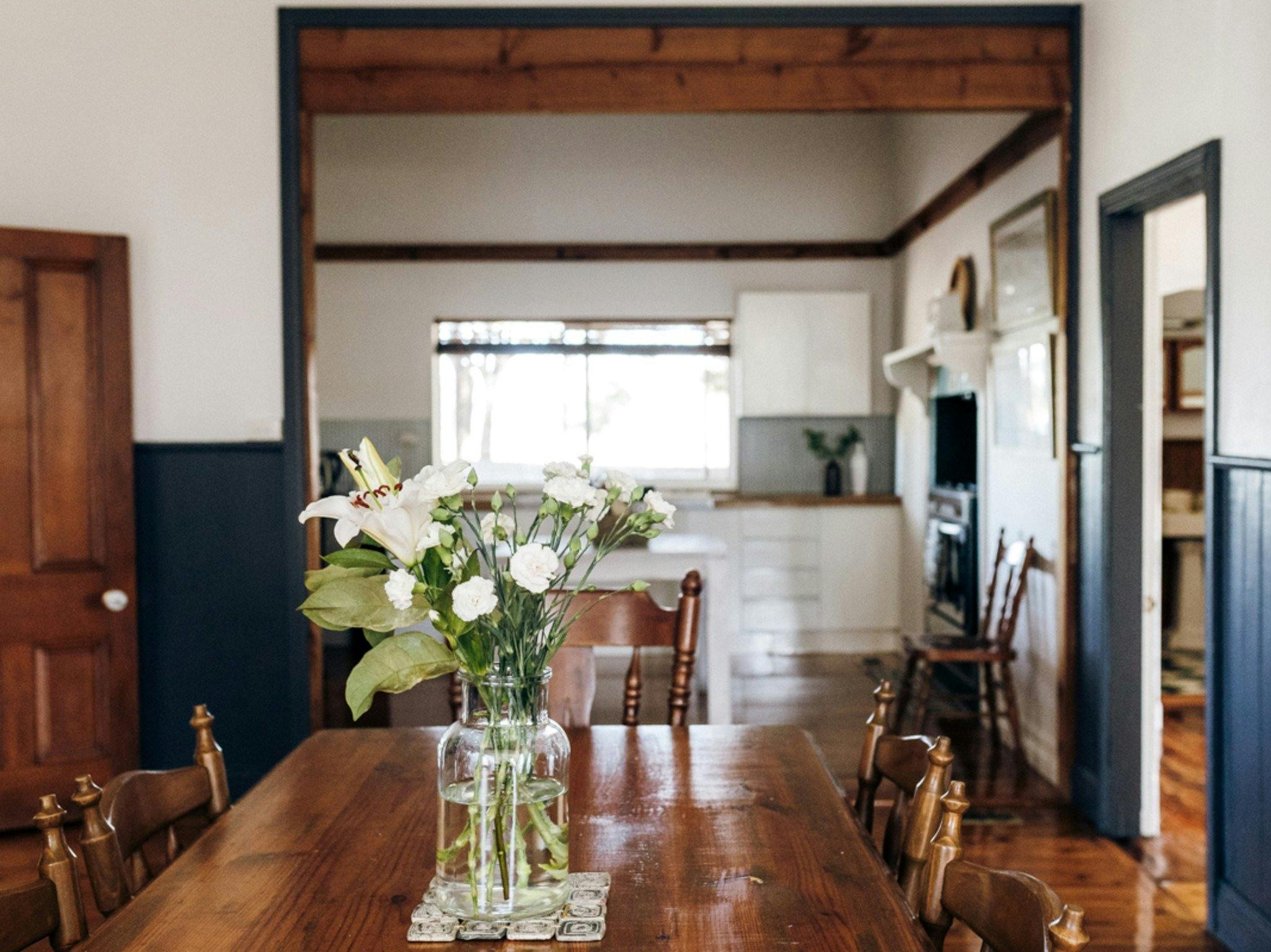 Dinning area and kitchen