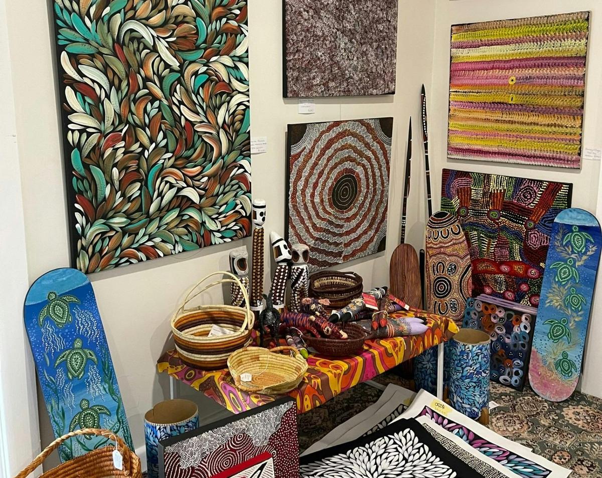 Paintings and handmade items