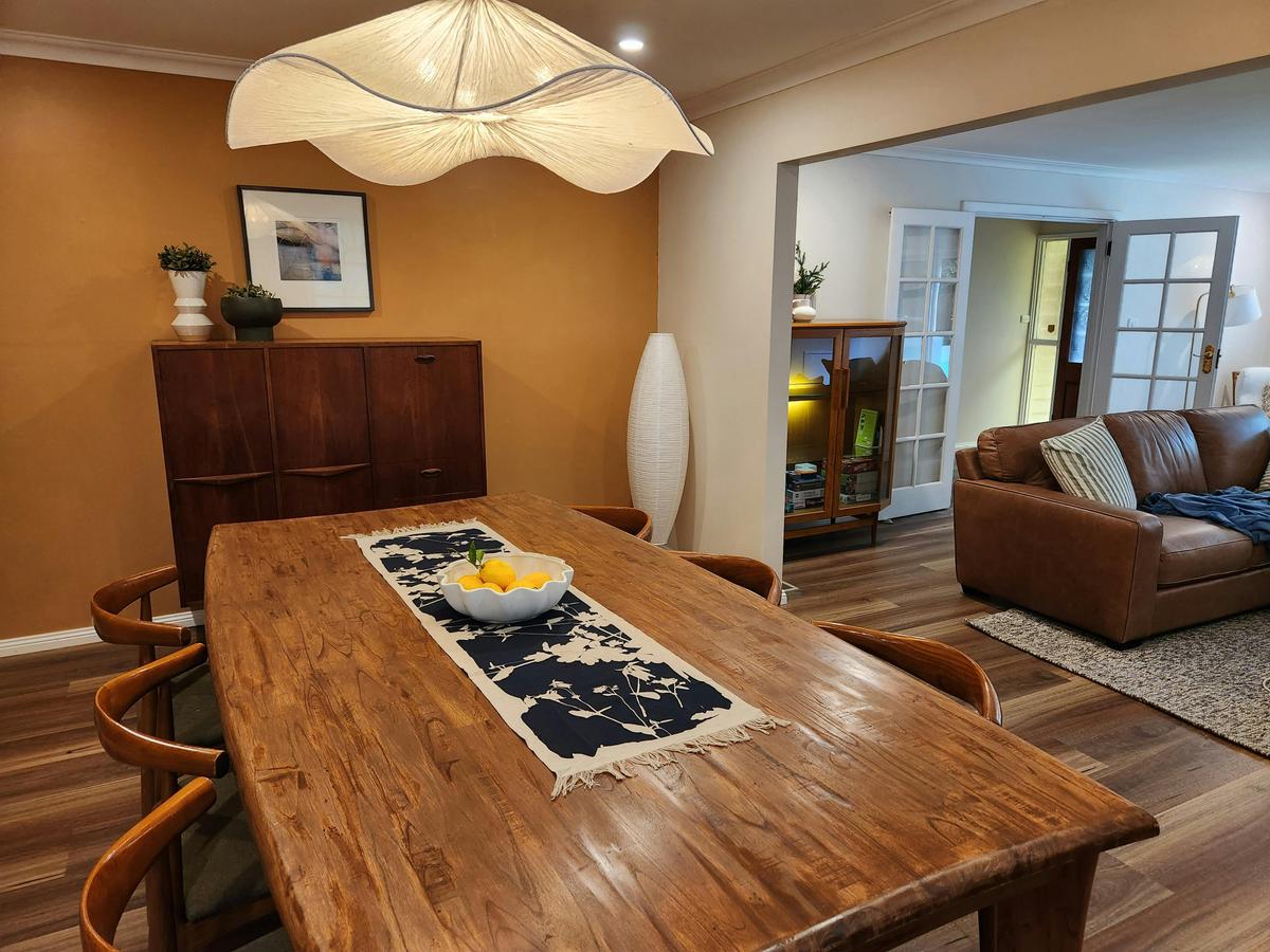 Large dining area provides all the space needed