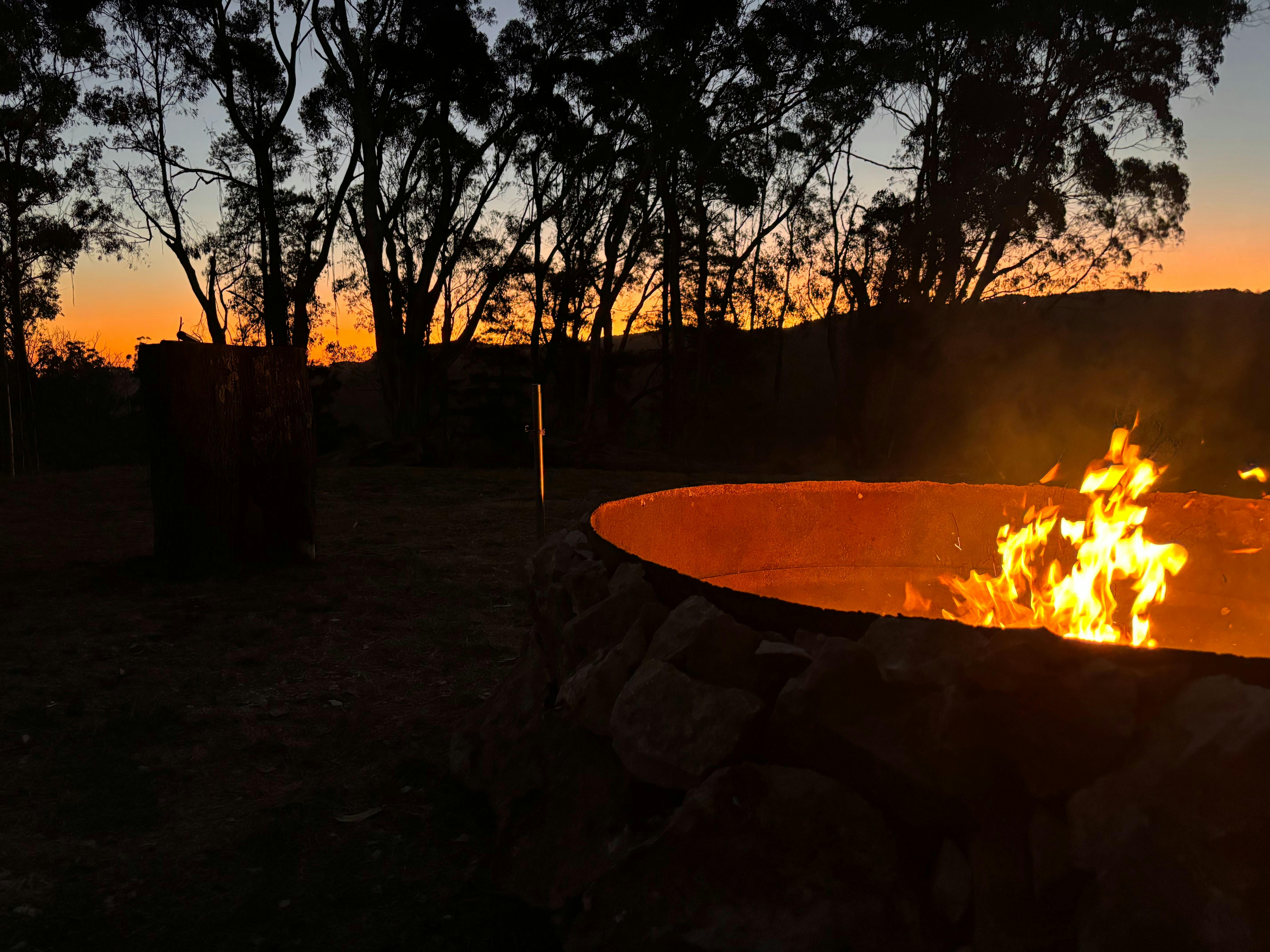 Sunsets and fire