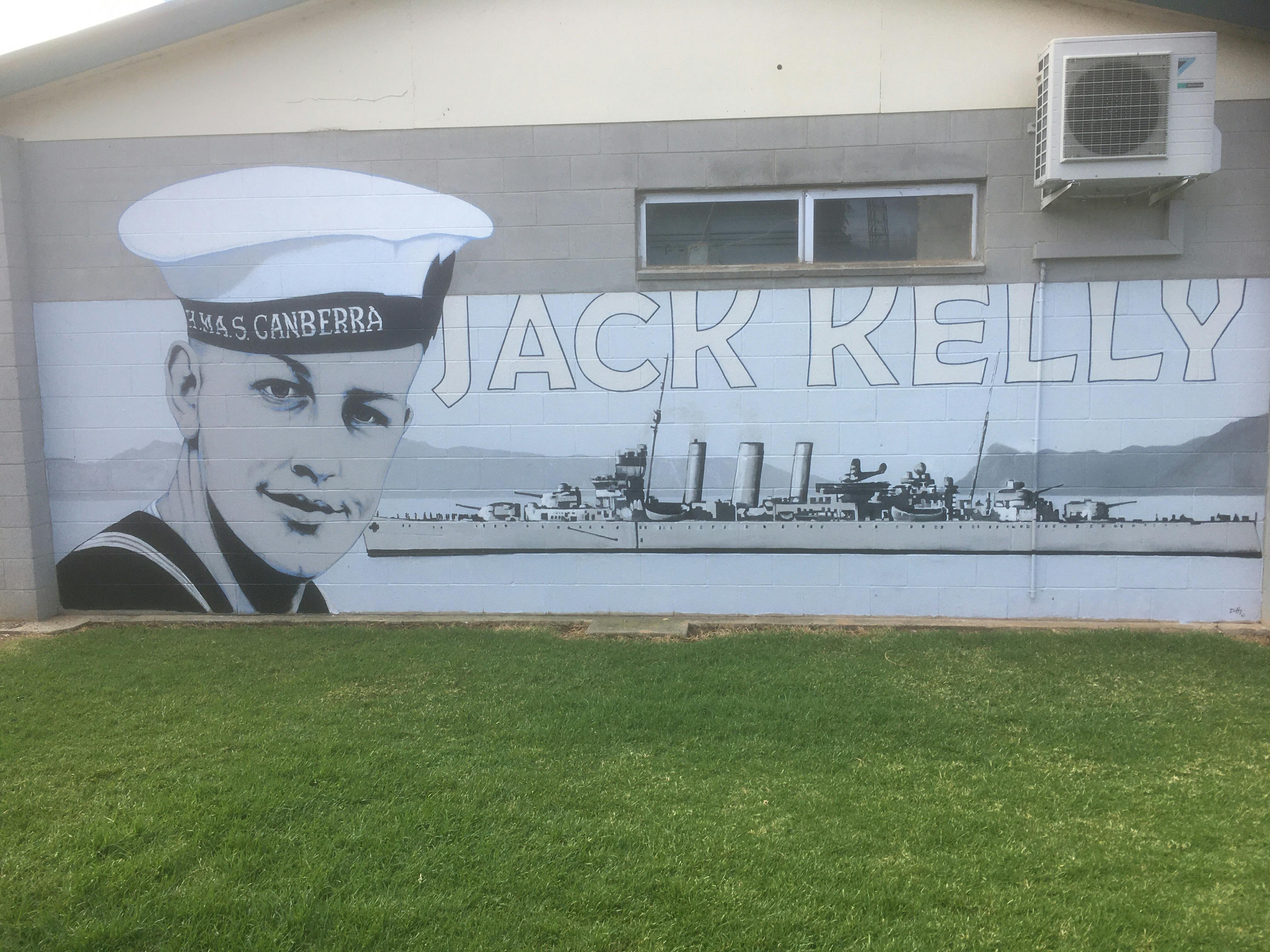 Jack Kelly and HMAS Canberra.