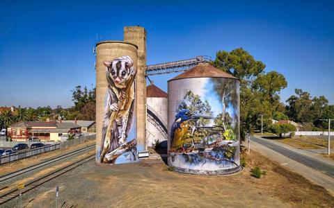 Rochester Silo Art