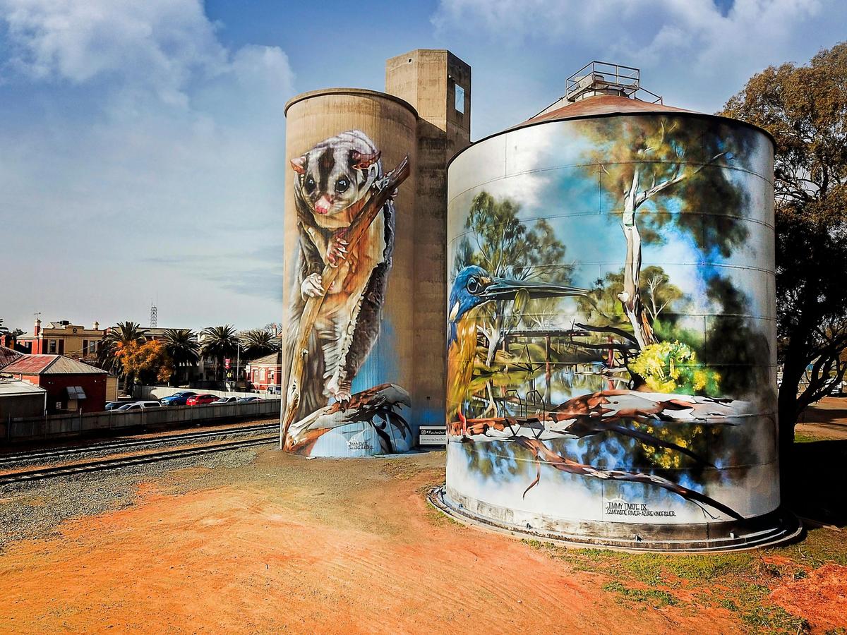 Rochester Silo Art by Jimmy D'Vate