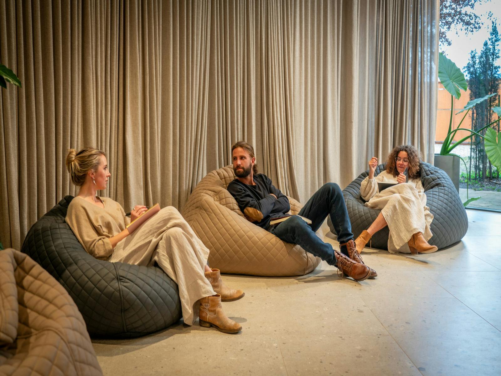 One of our meditation and wellness talk sessions