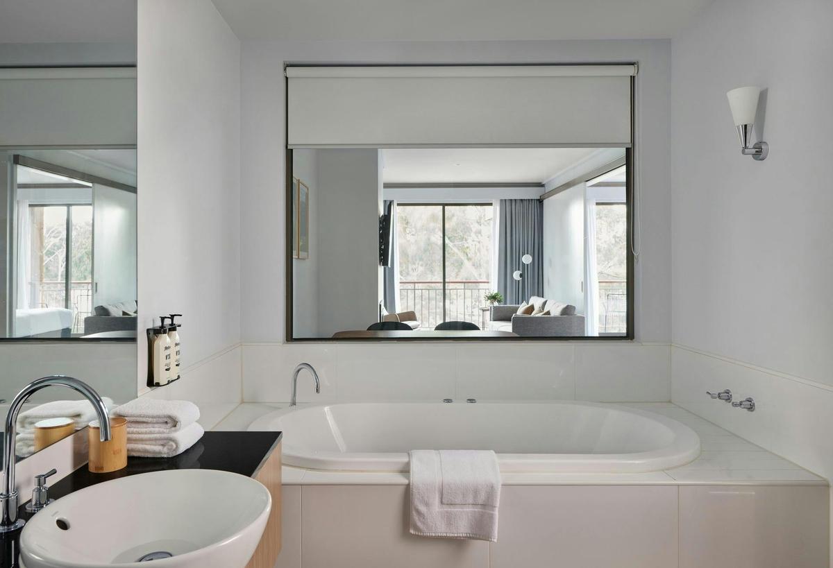 One Bedroom Family Room bathroom