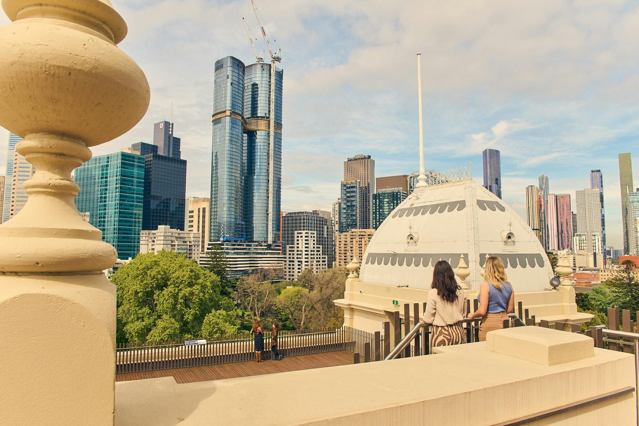 View from Royal Exhibition Building