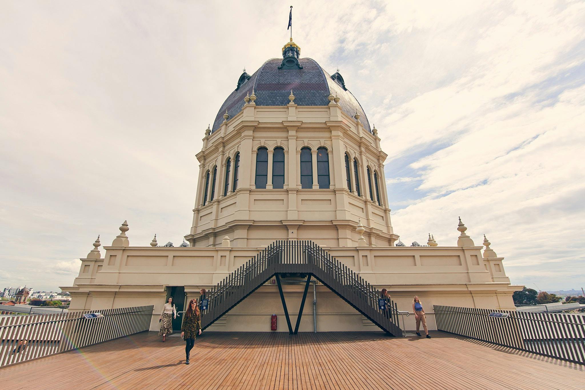 View of Royal Exhibition Dome form the Promenade