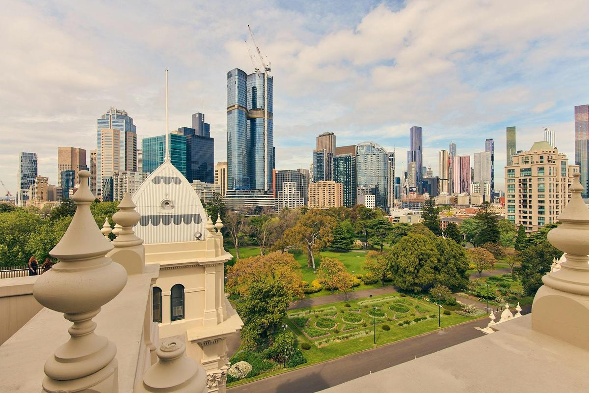 View from Royal Exhibition Building