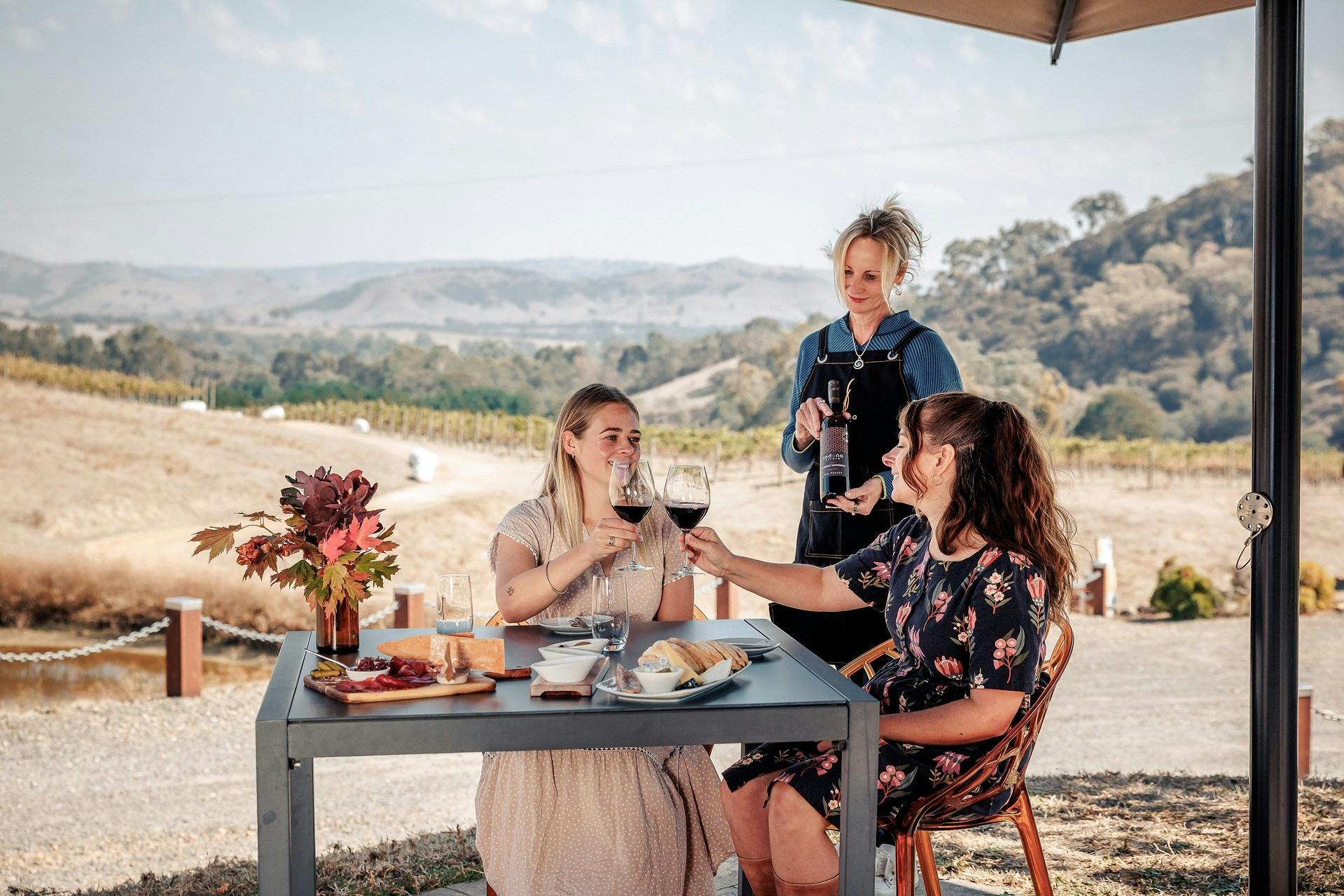 Wine lunch on the terrace