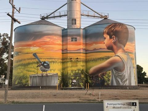 Rupanyup Silo Art