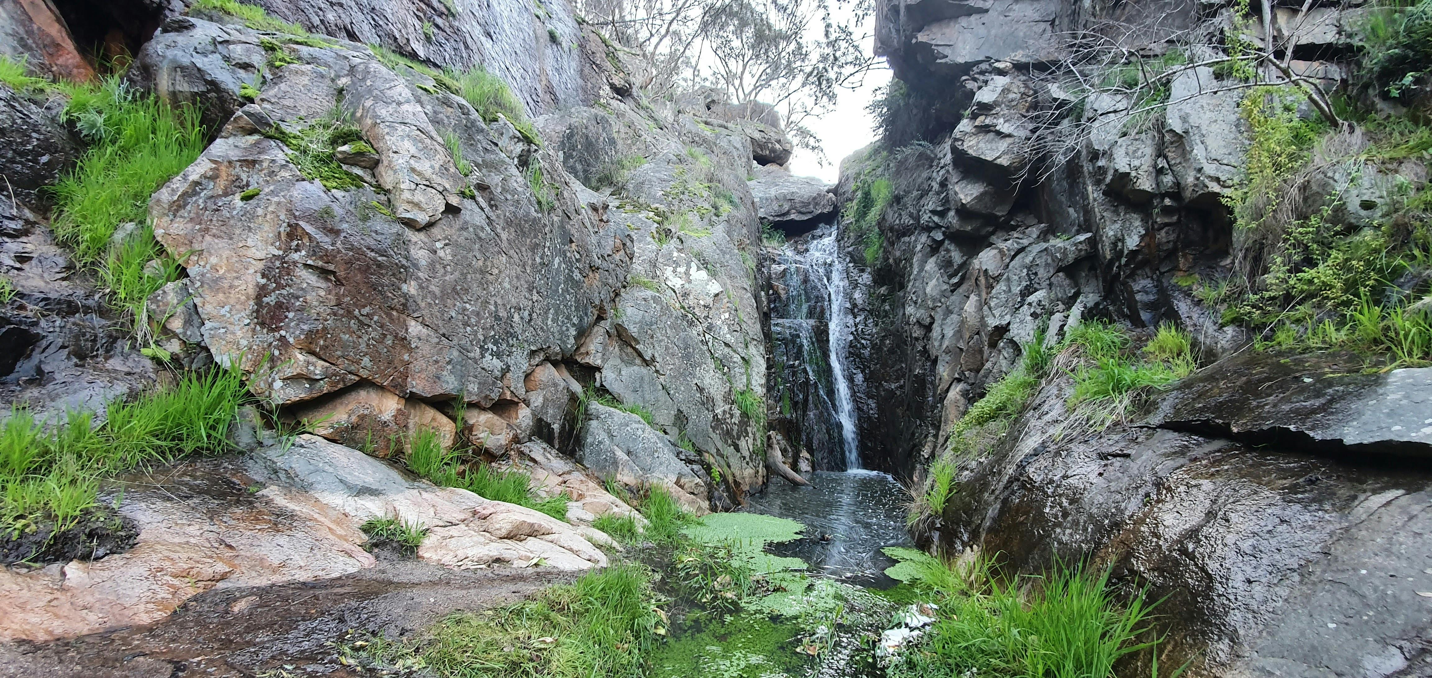 Water fall in the Warby Ovens National Park
