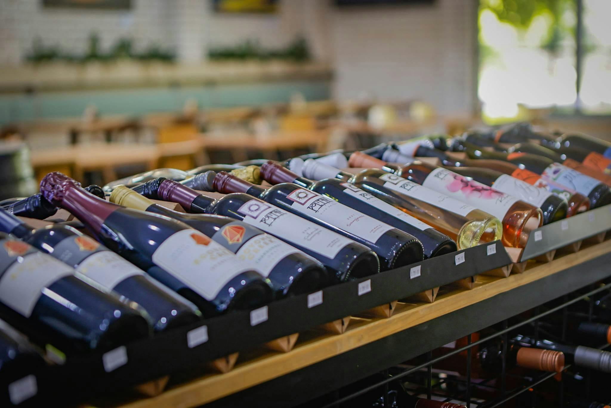 Range of local wines